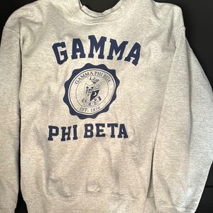 Gamma Phi Beta Gray Sweater